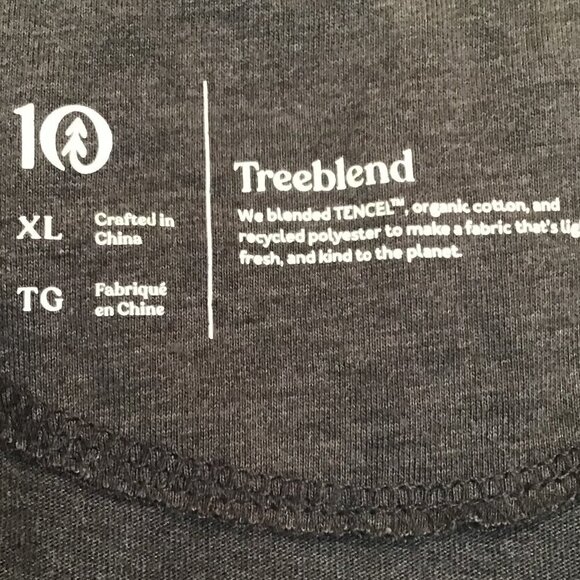 Tentree Treeblend V-Neck T-Shirt Size XL - Picture 7 of 10